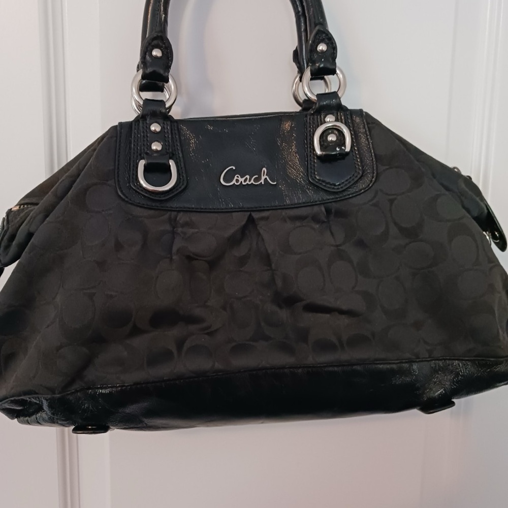 SOLD Coach Ashley Leather Satchel 15447